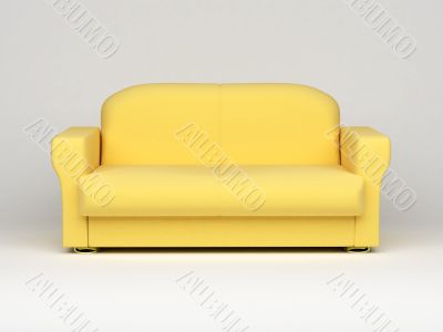 sofa on white background