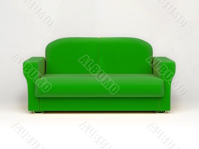 sofa on white background