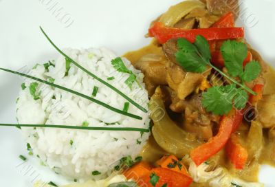 Thai Curry And Rice