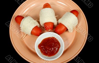 Franks Wrapped In Bread