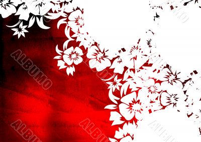 floral style backgrounds frame