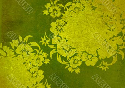 floral style backgrounds frame