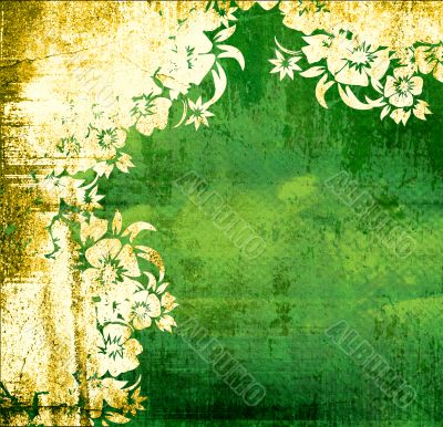 floral style backgrounds frame