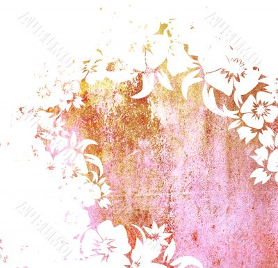 floral style backgrounds frame