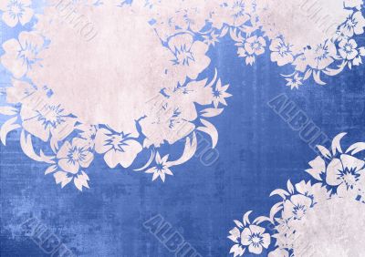 floral style backgrounds frame