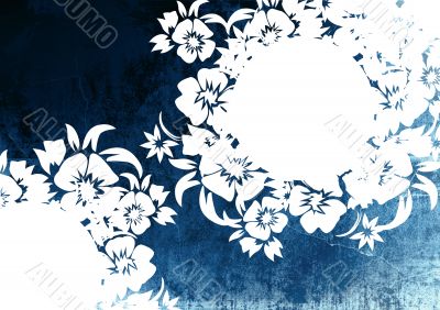floral style backgrounds frame