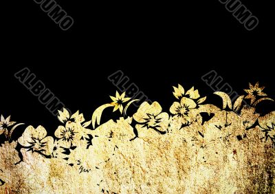 floral style backgrounds frame