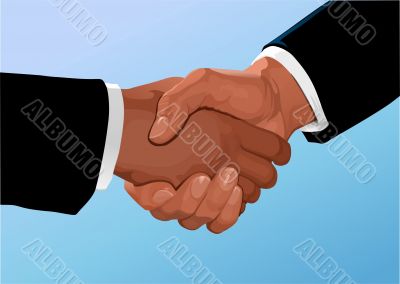 Hands shake