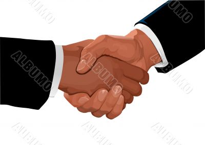 Hands shake