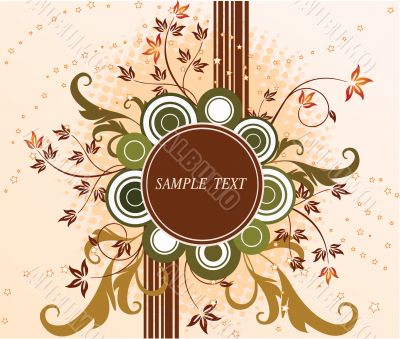 Abstract floral background