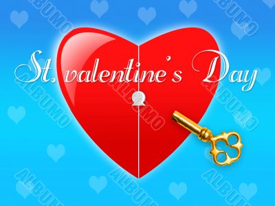 Red heart illustration,vector,holid ay