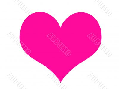 Valentines wallpaper with pink heart