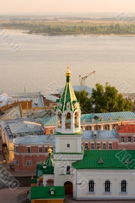 Russian orthodox church John the Baptist on Volga river