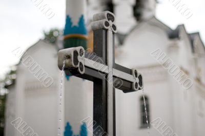 Cross in the the Trinity Lavra of St. Sergius