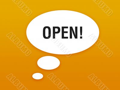 Talking button with world open