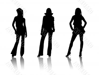 black girl fashion silhouettes