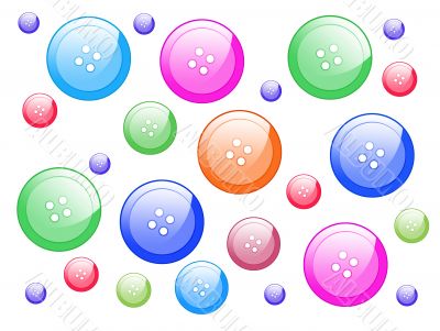 Colored buttons illustration
