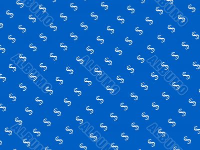 blue background with dollars