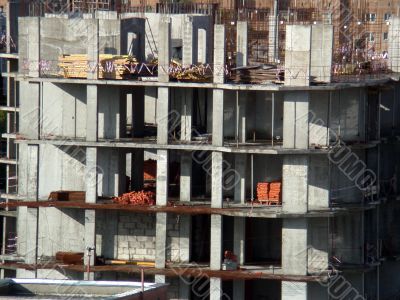 construction of the building