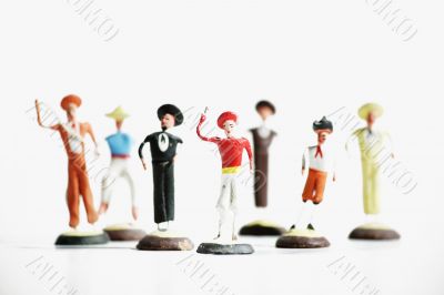 Mexican Clay Toy Figurines