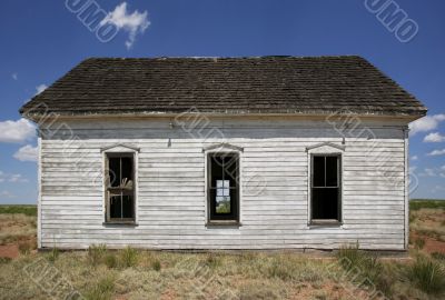 Side of an Abandoned Rural Church