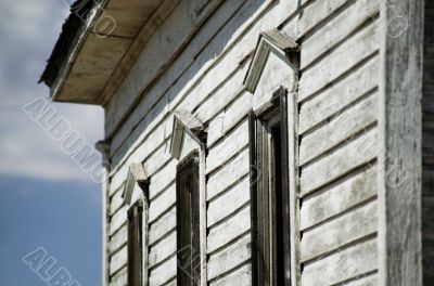 Side Detail of Abandoned Rural Church