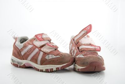 Little girls jogging shoes