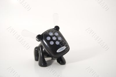 Black toy dog