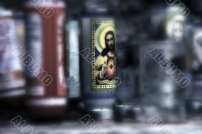 Candle on Altar