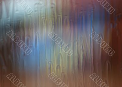 Through a Rain Streaked Window