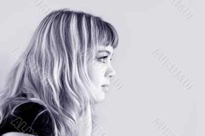 Profile of a young girl