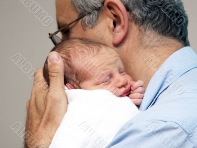 Father and a baby