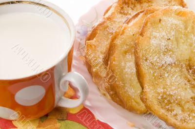 Toast and milk