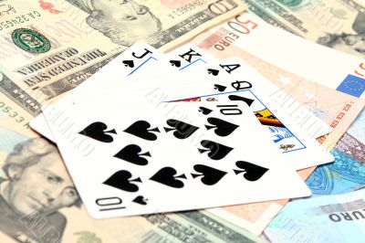 money playing cards