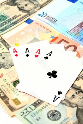 money playing cards