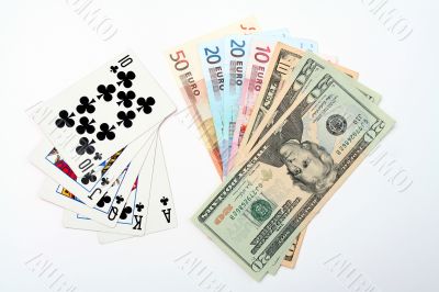money playing cards