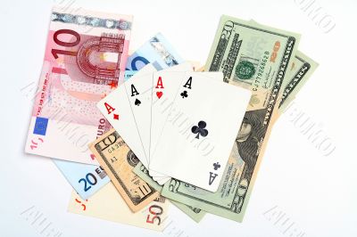money playing cards