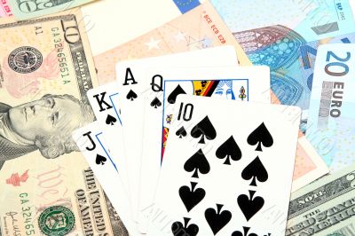 money playing cards