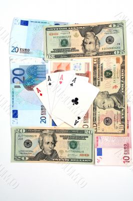 money playing cards