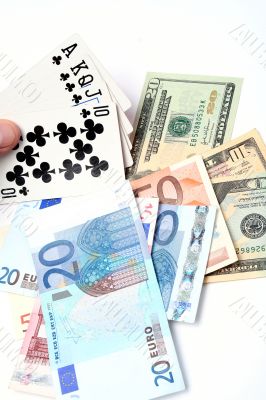 money playing cards