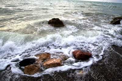 Wet sea stones1
