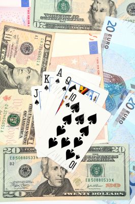 money playing cards