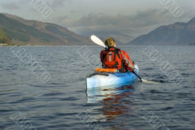 Kayaking on Loch Lomond