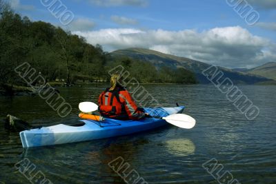 Kayaking on Loch Lomond