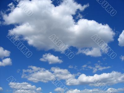 Summer cloudscape