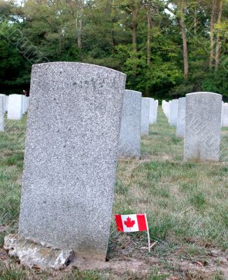 Canadian War Veteran`s Grave