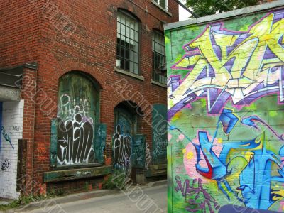 Graffiti on the wall