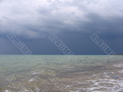 Storm on the sea
