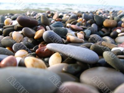 sea stones and waves