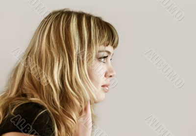 Profile of a young girl